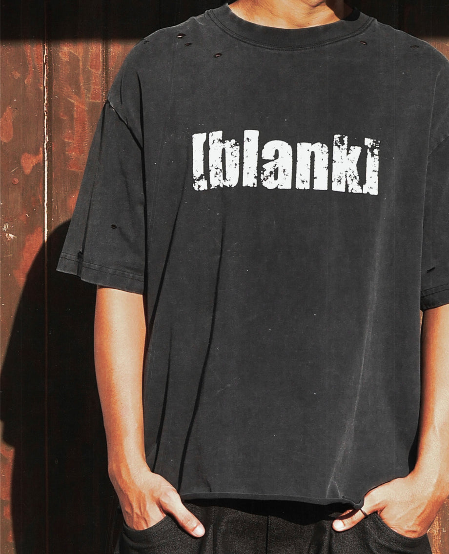 Blank Distressed Tee