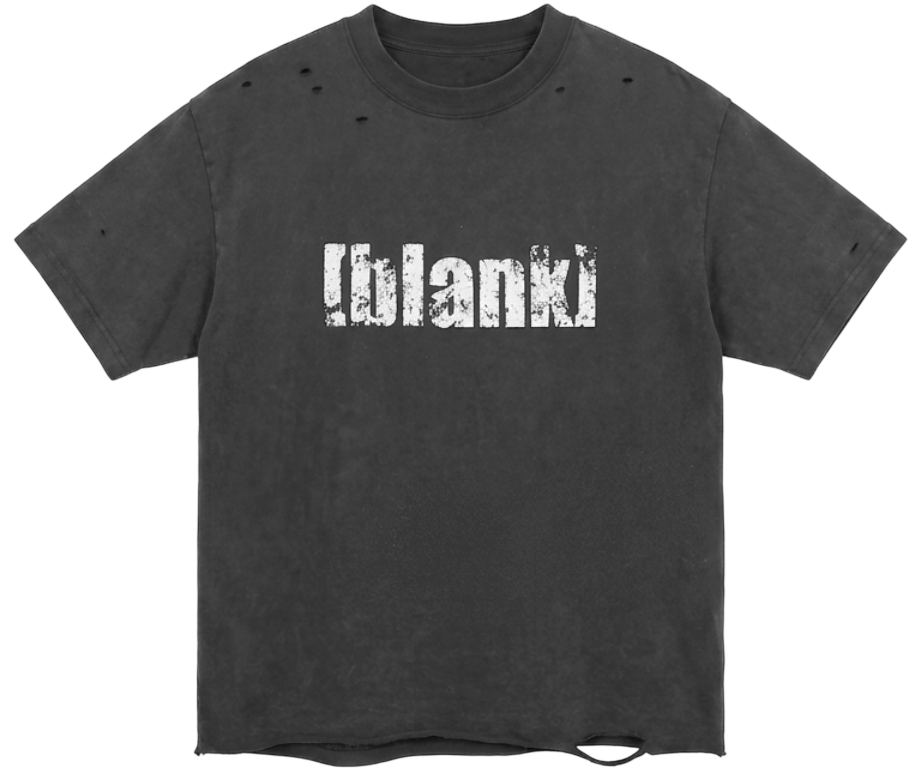 Blank Distressed Tee